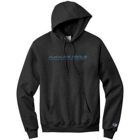 Image of Alkaline Hoodie Blue Logo