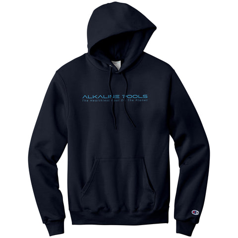 Image of Alkaline Hoodie Blue Logo