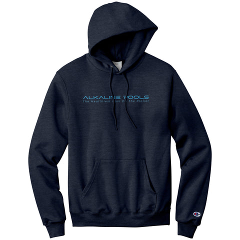 Image of Alkaline Hoodie Blue Logo